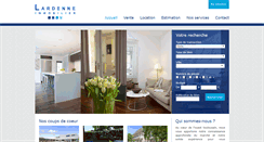 Desktop Screenshot of lardenne-immobilier.fr